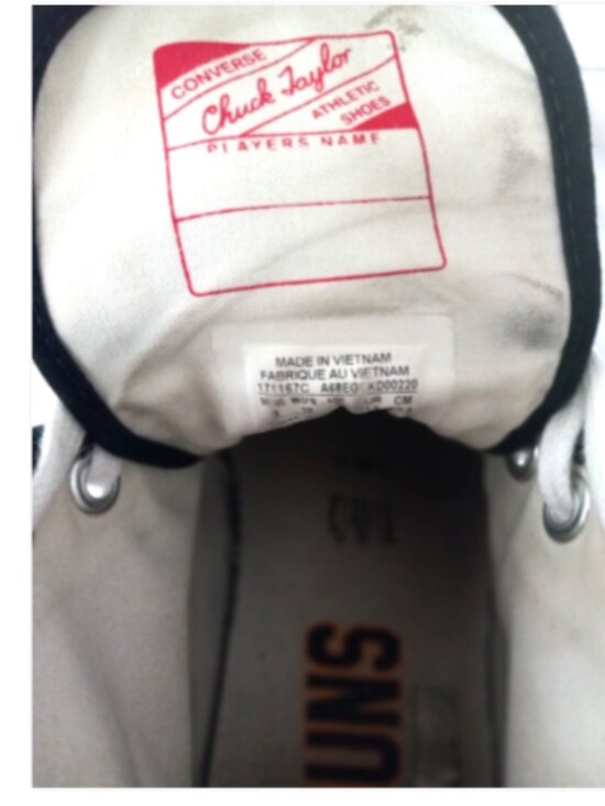 Converse Chuck 70 Hi Roswell Rayguns White All Star Sneakers Mens 8 Womens 10 main image 9